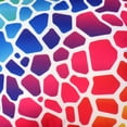 thumbnail image 4 of Everything Comfy Giraffe Print Decorative Throw Pillow, 16x16 Inch, Rainbow Gradient,, 4 of 4