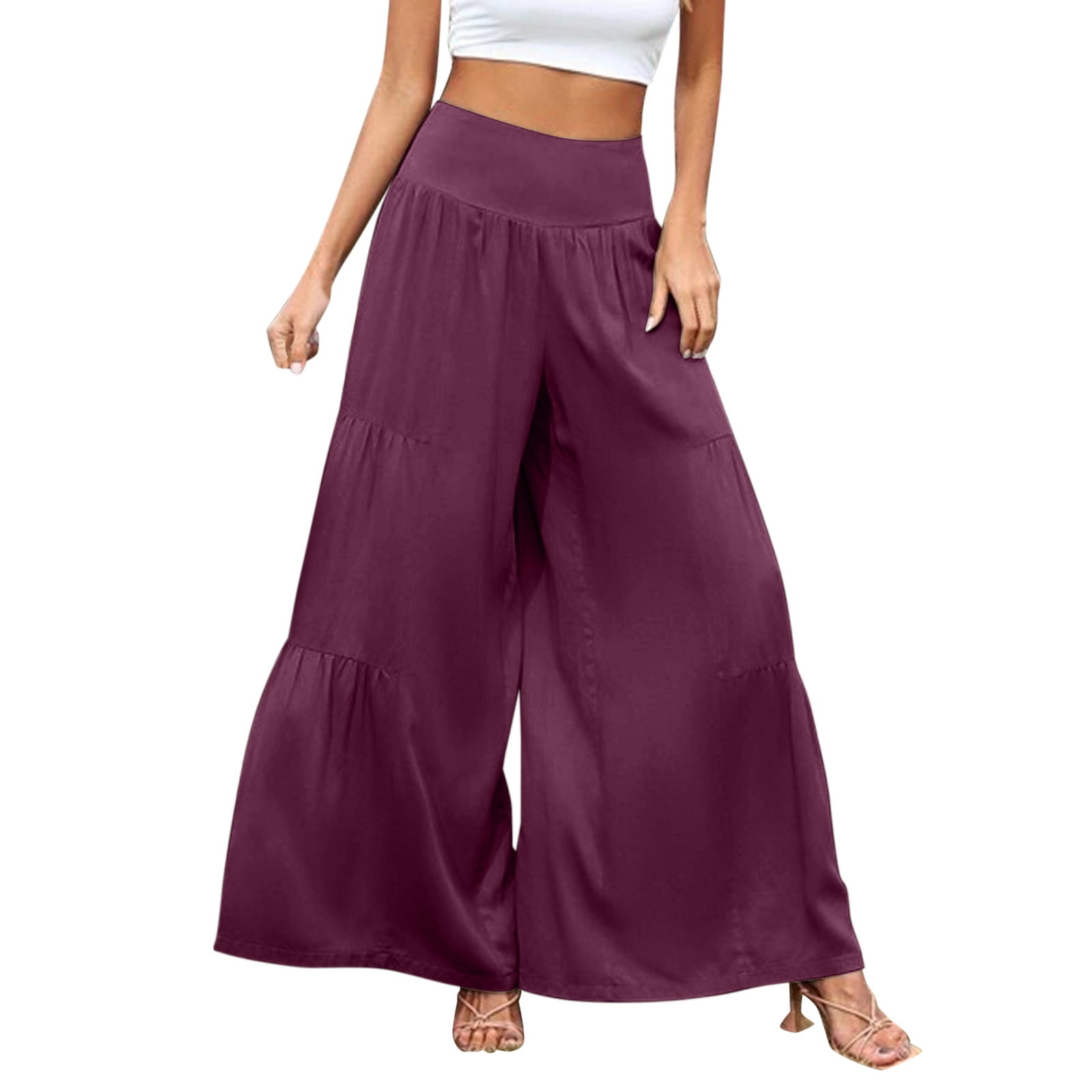 Ladies Solid Color Casual Pocket Loose 