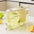 thumbnail image 6 of Hometravel Plastic Drink Dispenser with Spigot and Lid, 1 Gallon Large Capacity Cold Drink Container, BPA-Free Beverage Dispenser for Parties, BBQs, Everyday Home Use, Easy Pour Spigot, 6 of 7