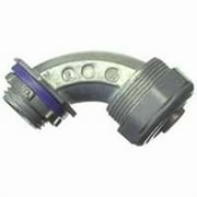Halex 1/2 In. 90 Deg Die-Cast Zinc Liquid Tight Connector 91695
