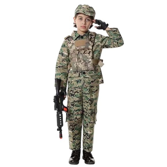 DuoJiaJ Kids Role Play Performance For Featival and Party Party Career Day Outfit Doctor Lawyer Worker Pretend Play Dress Up