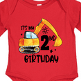 thumbnail image 4 of Inktastic Construction Truck It's My 2nd Birthday Boys or Girls Long Sleeve Baby Bodysuit, 4 of 5