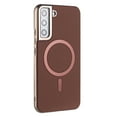 thumbnail image 5 of for Samsung Galaxy S23 Strong Magnetic Case Compatible with Mag-Safe, Luxury Elegant PU Leather TPU Bumper Shockproof Protective Slim Magnetic Phone Cover for Samsung Galaxy S23, Brown, 5 of 6