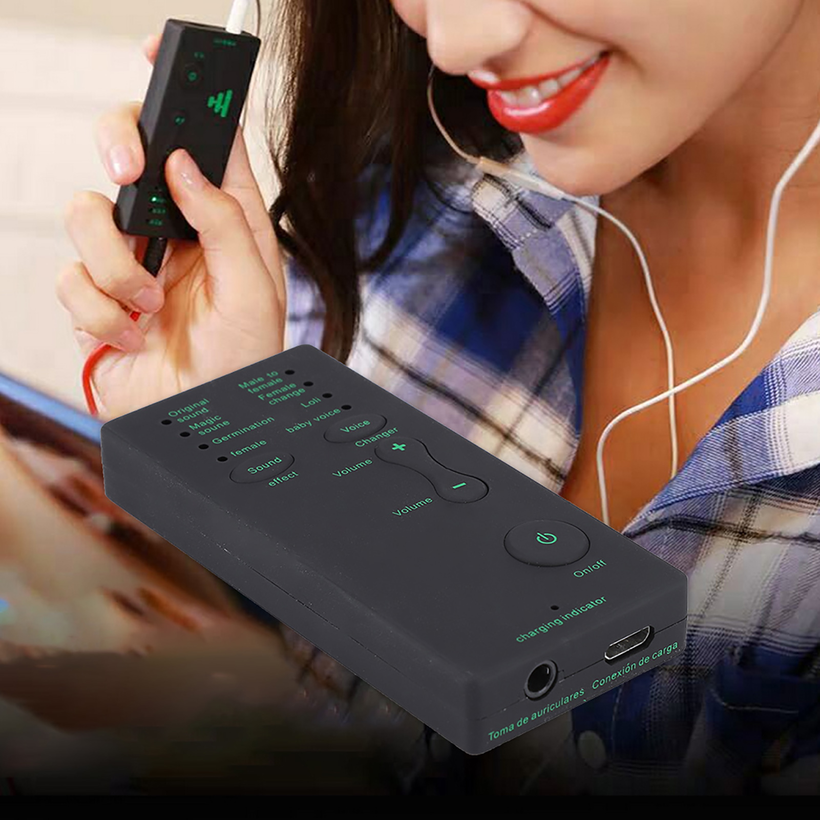 Buy Zerodis Mini Voice Changer,Portable Mini Voice Changer Live