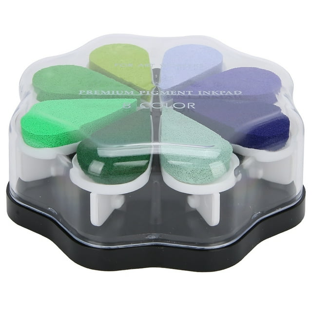 Petal Inkpad Hand Pad Petal Inkpad 8 Colors Water Based DIY Hand Pad Strong Coverage For Ordinary Paper
