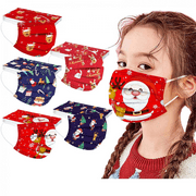 MuiSci 50 Pack Disposable Face Masks, Colorful Face Protection