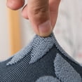 thumbnail image 6 of Polyester Fabric Stretch Stool Covers home and bar Round Seat Slipcover Washable - Gray, 6 of 8