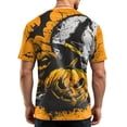 thumbnail image 6 of DORKASM Halloween Shirts for Men Crew Neck Pumpkin Causal Tops Short Sleeve Skeleton Spooky Fall Winter Pullover Ghost Graphic Vacation Comfy T-Shirt Orange 3XL, 6 of 6