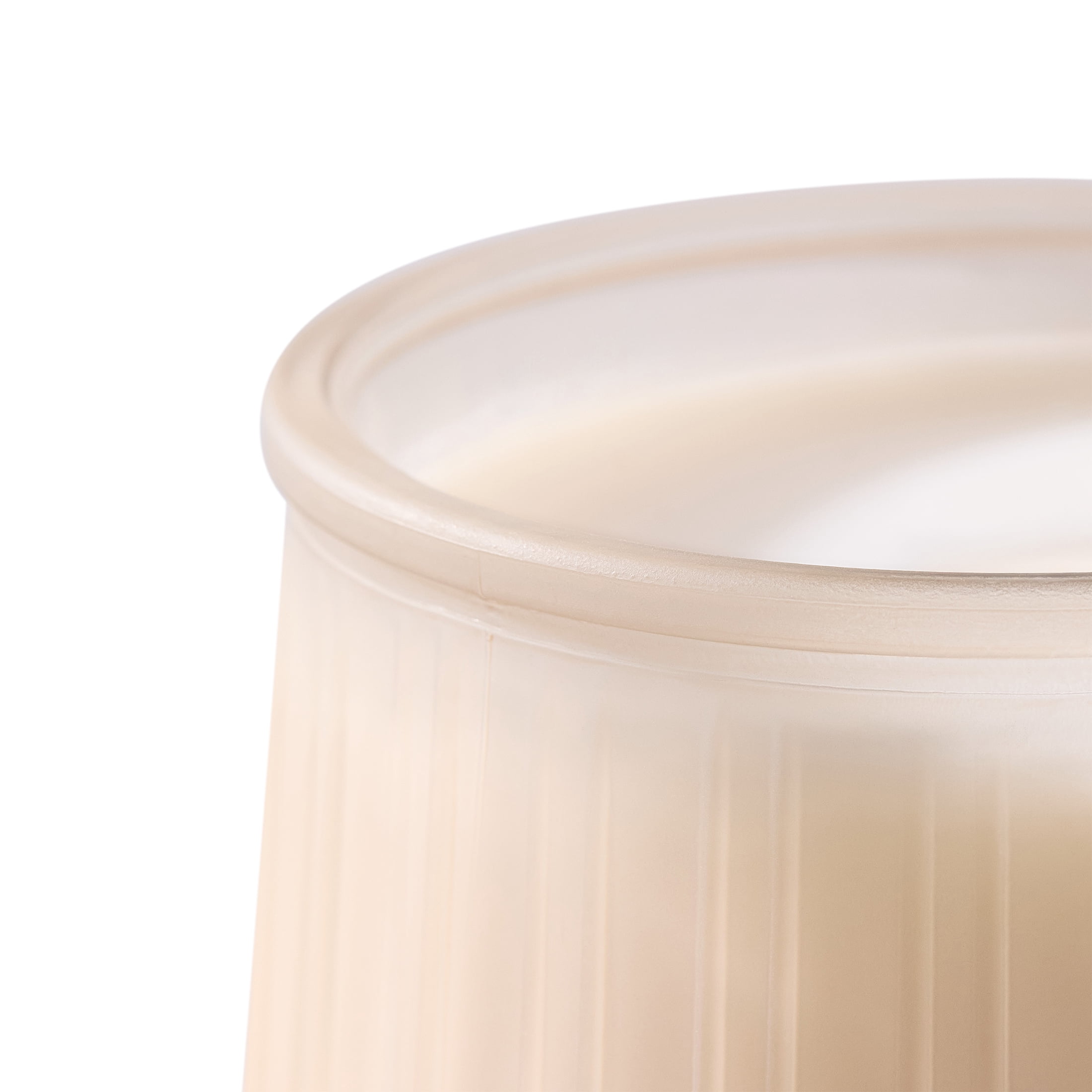 Better Homes & Gardens Salted Coconut and Mahogany Scented Ribbed Jar Candle, 16.1 oz