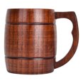 thumbnail image 3 of Wooden Beer Cup Water Drinking Mug for Home Office, 3 of 8
