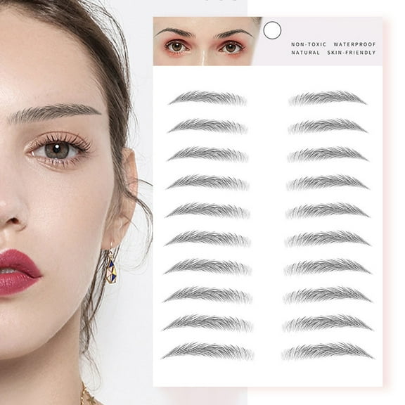 Eyebrow Stickers European Broken Eyebrow Water Transfer Quality Eyebrow Stickers for Effortless Beauty and Brows