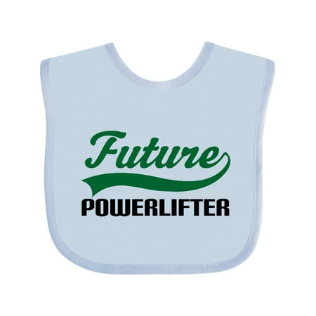 

Inktastic Future Power Lifter Gift Baby Boy or Baby Girl Bib