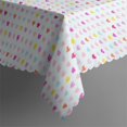 thumbnail image 4 of Rectangular Tablecloth 60x84 Inch – Waterproof Polyester Printed Table Cover, Wrinkle Resistant, Washable for Kitchen & Dining, Colorful Geometry Pattern, 4 of 6