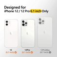 thumbnail image 2 of Compatible with iPhone 12 Case for Women - FYBTO Phone Case for iPhone 12 Pro Case Girls Flowers Pattern for iPhone 12 Cases Shockproof Silicone Protective Cover, 2 of 5
