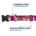 thumbnail image 5 of Buckle-Down Pet Collar, Dog Collar Plastic Buckle, Camo Pink, 16 to 23 Inches 1.5 Inch Wide, 5 of 8