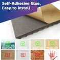 12 Pack Self-Adhesive Acoustic Panels, Sound Proof Foam High Density ...