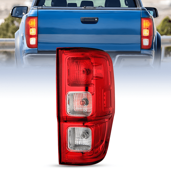 Nilight Taillight Assembly Compatible with 2019 2020 2021 2022 2023 Ford Ranger XL Rear Lamp Replacement OE Style with LED and halogen bulbs Passenger Side