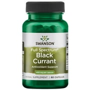 Swanson Full Spectrum Black Currant 400 Milligrams 60 Capsules
