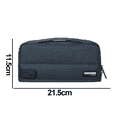 thumbnail image 2 of Estuche para pluma estilográfica Estrela, color gris, bolsa de exhibición con soporte para bolígrafo de lona impermeable, 2 of 5