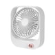 thumbnail image 3 of Fiudx Ventilador Portátil de Escritorio, Recargable Por Usb, Batería de 2000 Mah, Funcionamiento Silencioso, Rotación Ajustable de 30°, Potente Flujo de Aire, Ideal para Oficina En Casa, Ideal para V, 3 of 7