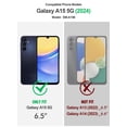 thumbnail image 2 of Funda Poetic Guardian para Samsung Galaxy A15 5G, color negro y transparente, 2 of 7