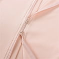 thumbnail image 3 of WIBACKER 3M-3T Baby Girls Ribbed Bamboo Viscose Short Pajamas, 2 Way Zipper One-Piece Short Sleeve Sleepers, 3 of 5