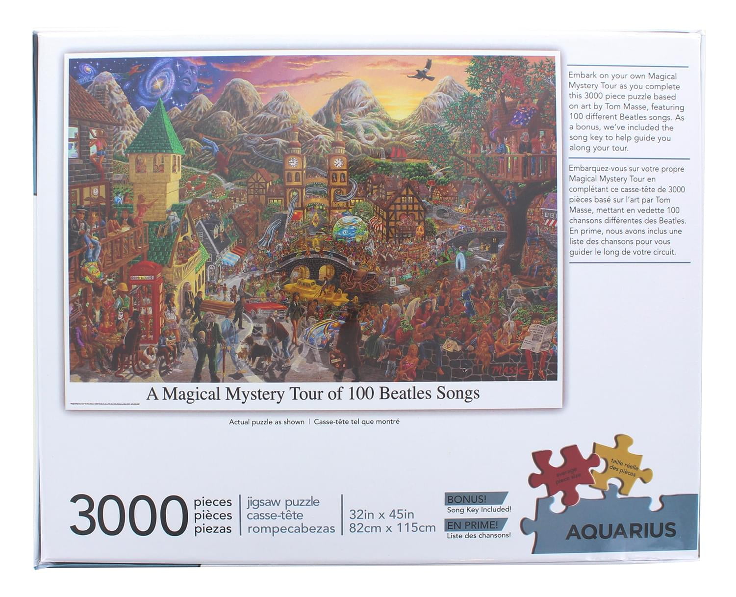 Aquarius Magical Mystery Tour 3000 Piece Jigsaw Puzzle