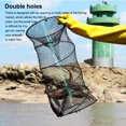 thumbnail image 3 of Ruiboury Fishing Net Foldable Portable Steel Wire Fish Network Cage Outdoor Double End Opening Netting Basket Fishnet Collapsible, 3 of 6