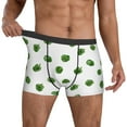 thumbnail image 3 of Men's Boxer Briefs, Bell Pepper cute Soft Comfy Mens Underwear Boxer Briefs Breathable With Widen Waist, 3 of 7
