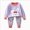 B295-Girls' Set-Light Purple, variant on 12-18 Months Toddler Toddler Baby Girl Print Long Sleeve Sweatshirt and Flared Pants 2 Pcs Clothes Fall Winter Pajama Set Set Children's Winter Home Wear
