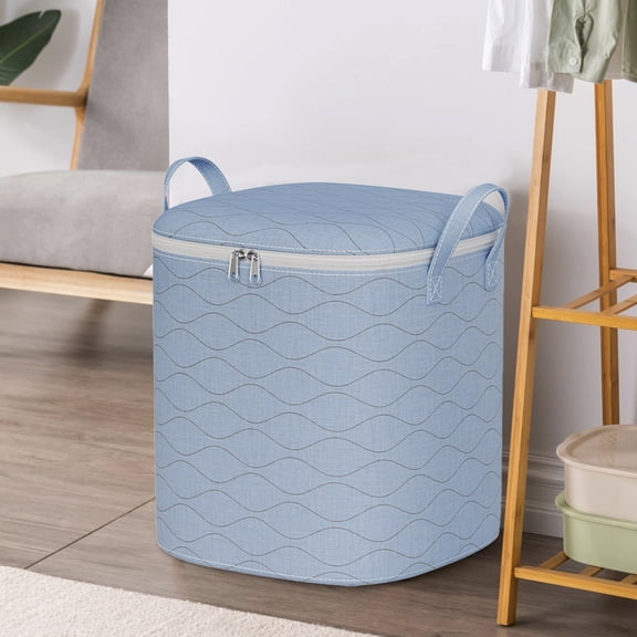 sruoe Storage Bins with Lids, Stackable Storage Bins for Clothes, Cube Storage Bin, Large Storage Bags With Zipper & Handles, Collapsible Storage Bins 50 Gallon for Clothing Blanket Beddin