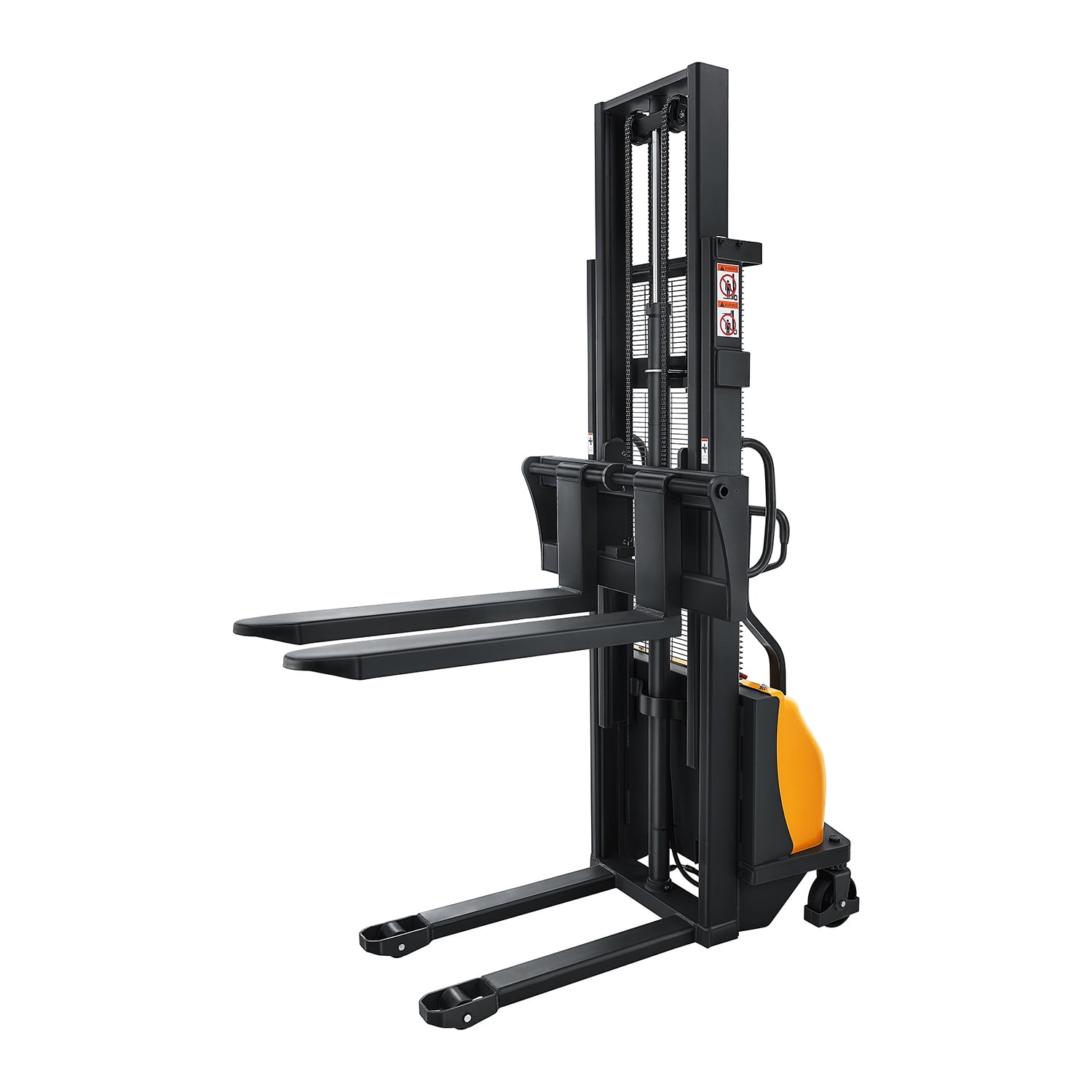 SOVANS Fully Powered Straddle Pallet Jack Stacker 2200lbs Capacity 98 Lifting Height Material Lifts