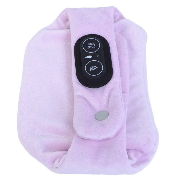 Electric Heated Neck Wrap 3 Levels Temperature Control Vibrating Massage Carbon Fiber USB Powered for Neck and Shoulder Relief