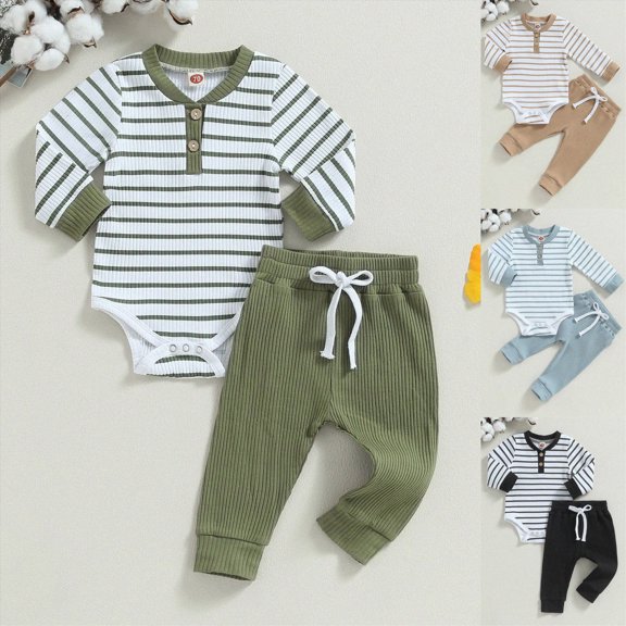 Boys Clothes 2 Piece Winter Outfits Long Sleeve T-shirt and Camo Pants Sets Kids Clothes Boys,Active(White,0-3 Months)