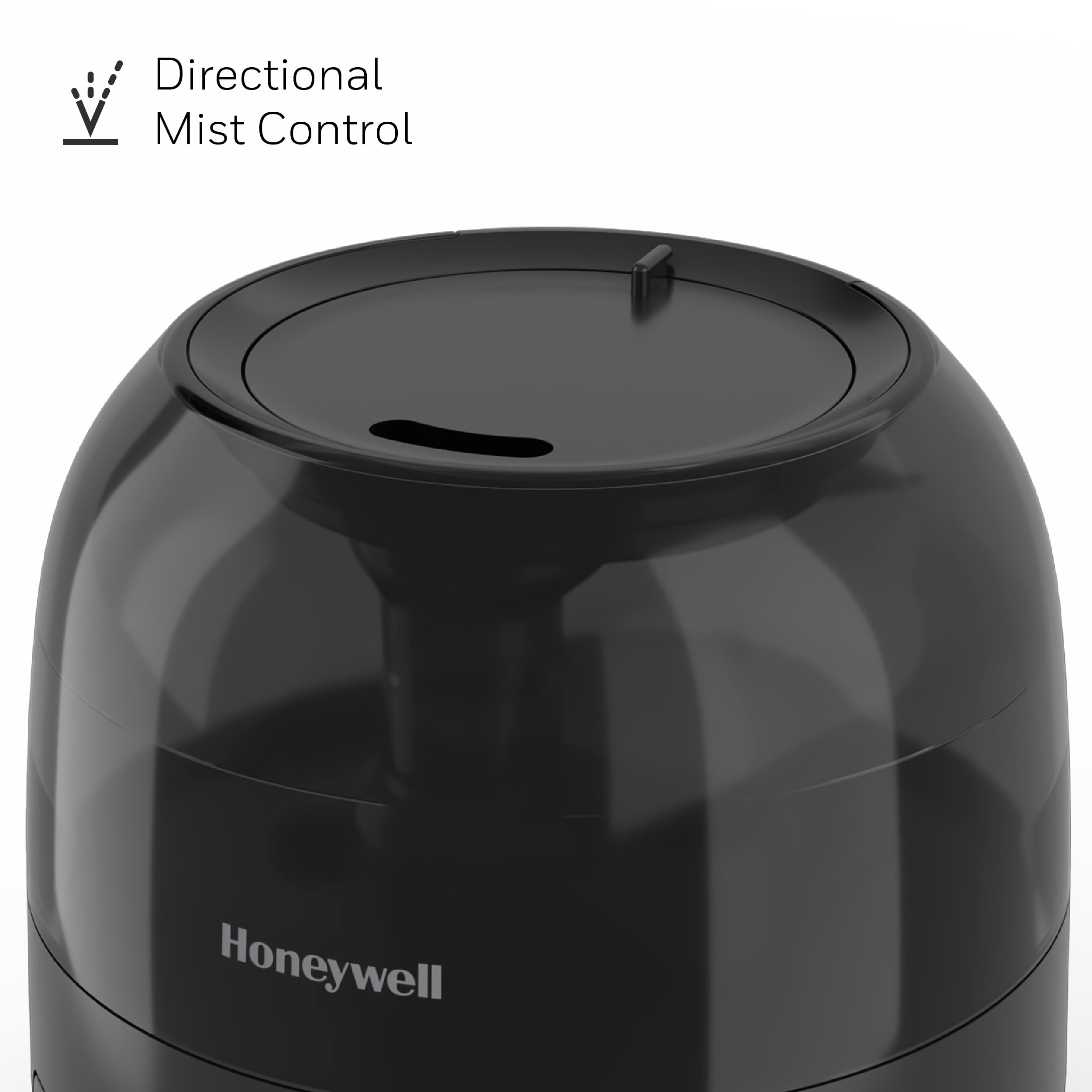 Honeywell 1/2 gal 250 sq ft. Mini Cool Mist Humidifier, Black, HUL525B