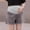 Dark Gray, variant on pstuiky Maternity Running Shorts Denim Shorts for Women Plus Size High Waist Stretch Adjustable Waistband Breathable Support Pregnancy Pants for Casual Wear Maternity Gym Clothes