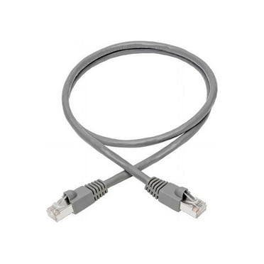Tripp Lite Cat6a Ethernet Cable 10G STP Snagless Shielded PoE M/M Gray 2ft - 2 ft Category 6a Network Cable for Network Device, Switch, Hub, Patch Panel, Router, Modem, VoIP Device, Surveillance Ca...