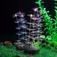thumbnail image 5 of Tira de adorno de planta de Coral, decoración Artificial de silicona con efecto brillante para pecera, paisaje de acuario, 5 of 5