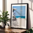 thumbnail image 4 of UNITED STATES | White Silence - Photography Beach Ocean Coastal Surfboard Summer Minimalist Seascape Black Framed Wall Art Print 5 x 7 inches, 4 of 8