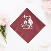 50pcs Firefighter Design Napkin as Favors and Gifts, Personalized Beverage Wedding Napkin as Favor, Custom Wedding Napkins, Wedding Napkin，cocktail napkins for reception disposable decorative 5"x5"