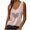 Khaki, variant on Womens Clothes Tops Summer Casual, Women Fashion Sexy Sleeveless Flower Pirnt Vest U-neck Printed Tops Tee Vest Blouse Tops