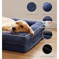 thumbnail image 5 of Orthopedic Dog Bed for Large Dogs, Supportive Foam Big Large Pet Bed Sofa with Washable Removable Cover, Waterproof Dog Couch Bed, Non-Slip Bottom and Egg-Crate Foam, Navy Blue, 5 of 16