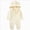 A18-Beige, variant on boobe Baby And Winter Colorblocking Hooded Bodysuit Crawling Suit Smocked Romper Baby Girl