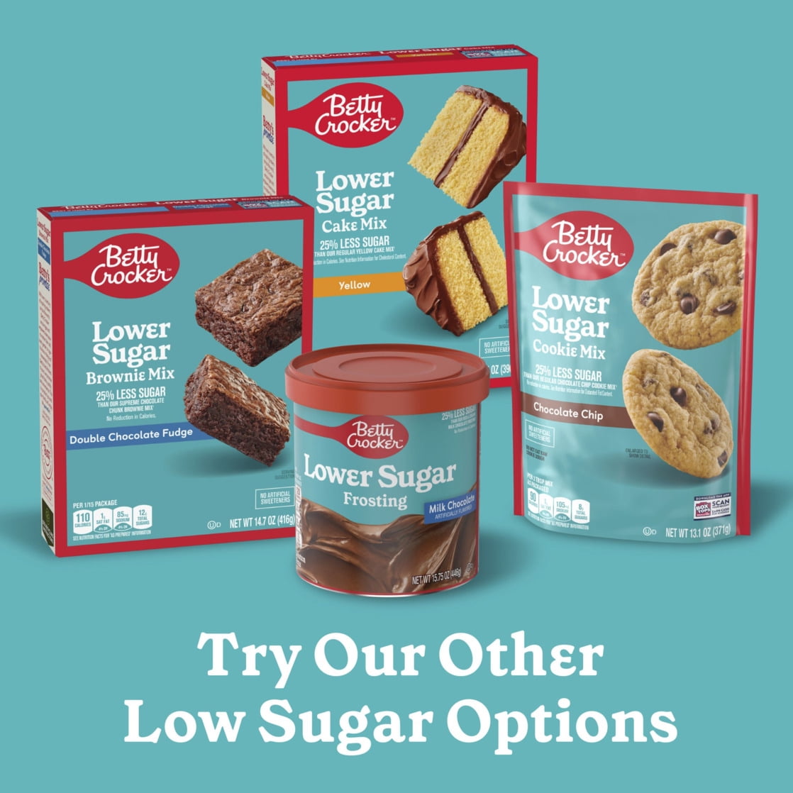 (8 pack) Betty Crocker Lower Sugar Frosting, Milk Chocolate Flavored, 15.75 oz