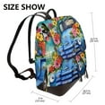 thumbnail image 2 of Yiaed Floral Truck Welcome Print Laptop Backpack for Women Slim Computer Bag Work Travel College Backpack Purse Fits 14 Inch Notebook, 2 of 4