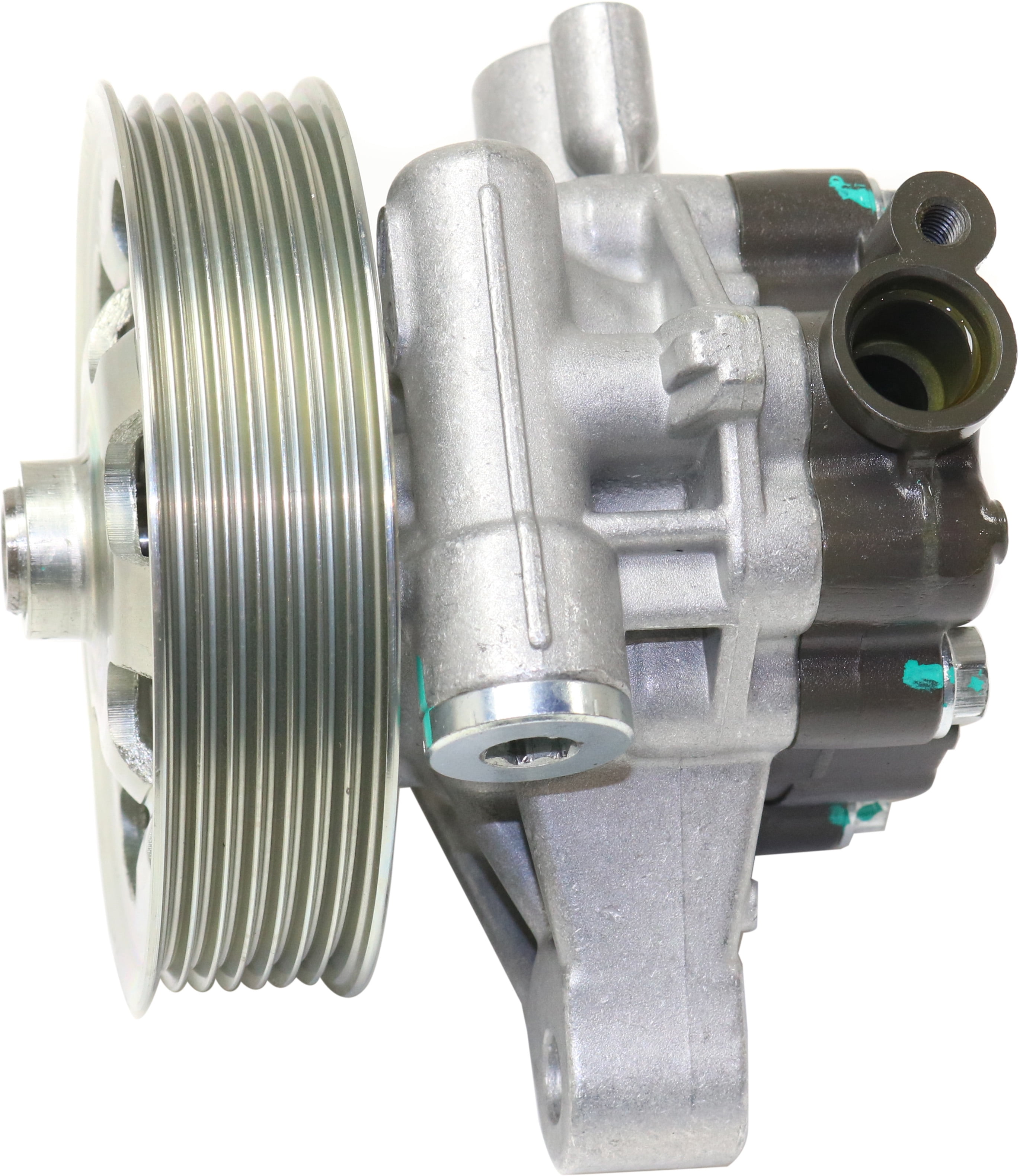 Power Steering Pump Compatible with 2008-2012 Honda Accord 4Cyl 2.4L With Pulley