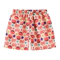 thumbnail image 2 of LSLJS Shorts de Plage pour Tout-Petits Garçons, Motif de Dessin Animé Mignon Imprimé, Shorts d'Été Amples et Confortables pour Enfants ( 4-5 Ans, Rouge ), 2 of 7