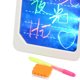 thumbnail image 3 of Vogacara Drawing Pad LED Tablero de escritura Plastic Art Board Pad Niños Portapapeles Pen Brush Set Videojuegos portátiles blanco Vogacara WJ3988-03B, 3 of 6