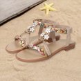 thumbnail image 2 of TOWED22 Toddler Girls Sandals Girls Toddler Sandals Little Girls Kids Shoes Khaki,4, 2 of 9