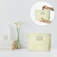 thumbnail image 7 of Unique Bargains Women Corduroy Makeup Bags Corduroy Cosmetic Bag Zipper Makeup Pouch White, 7 of 7